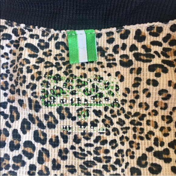 Cheetah Animal Print Sport Shirt Size S - Picture 5 of 8